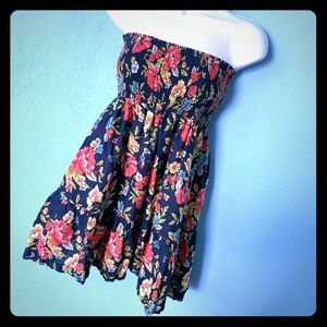 I Love H81 Strapless Floral Sundress